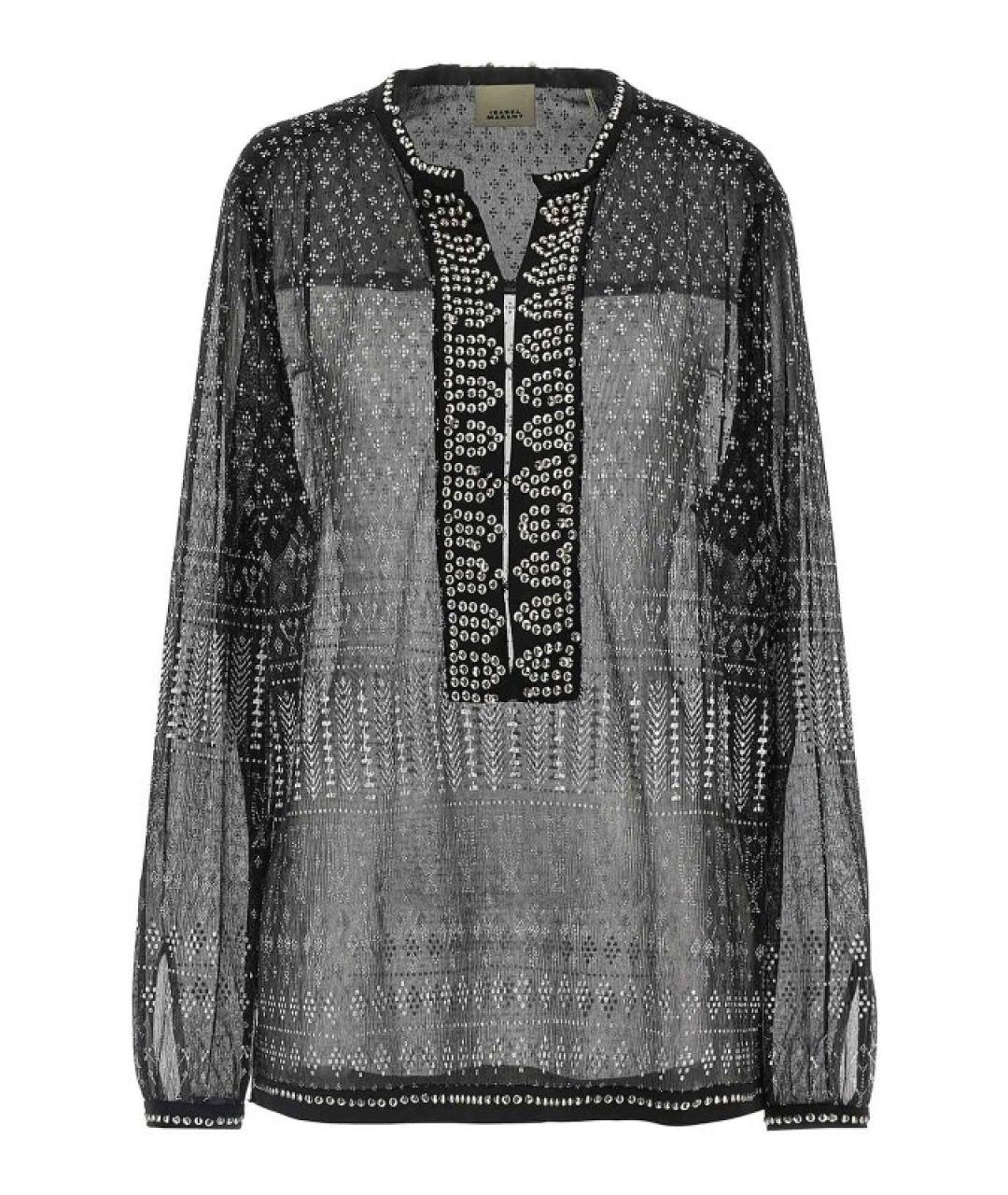 ISABEL MARANT Черная полиэстеровая рубашка, фото 1