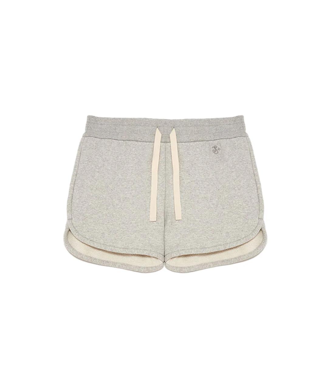 JIL SANDER Серые хлопковые шорты, фото 1