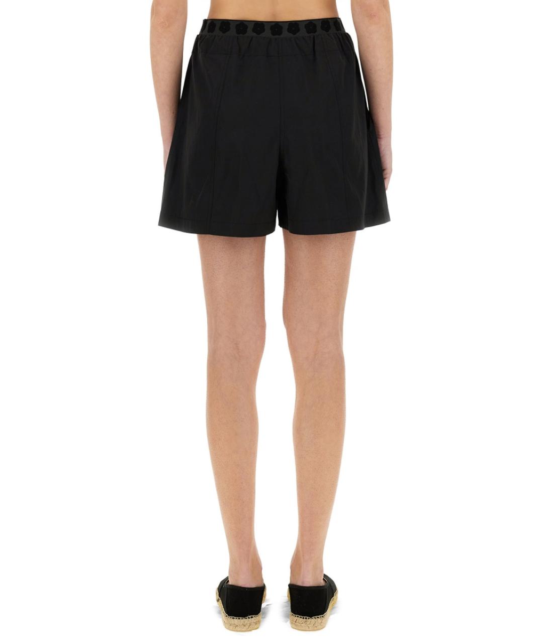 KENZO Черные полиэстеровые шорты, фото 4