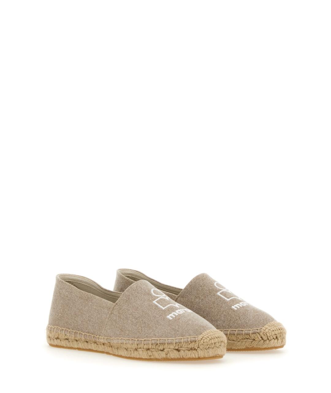 ISABEL MARANT Бежевые текстильные эспадрильи, фото 3
