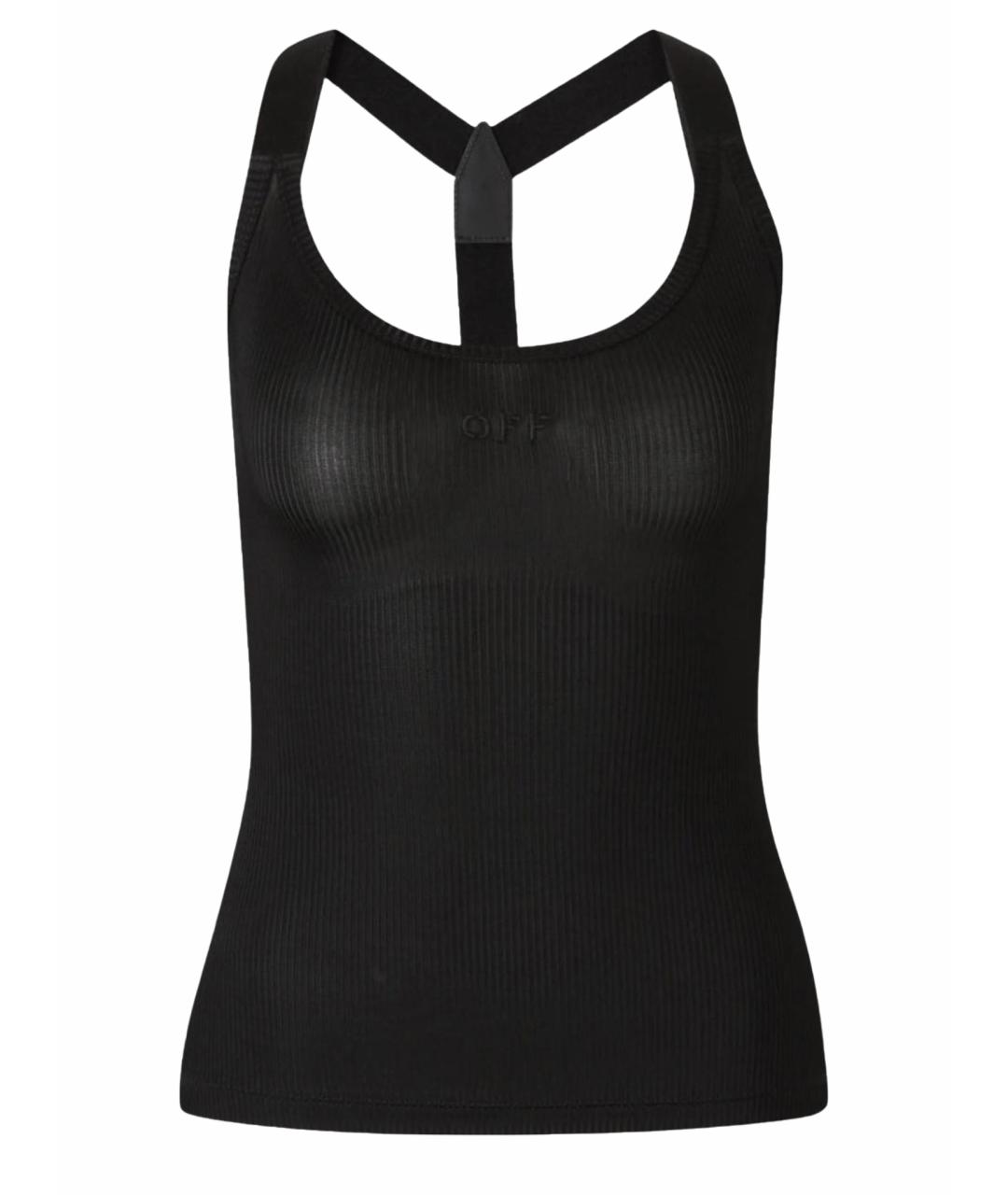 OFF-WHITE Черная вискозная блузы, фото 1