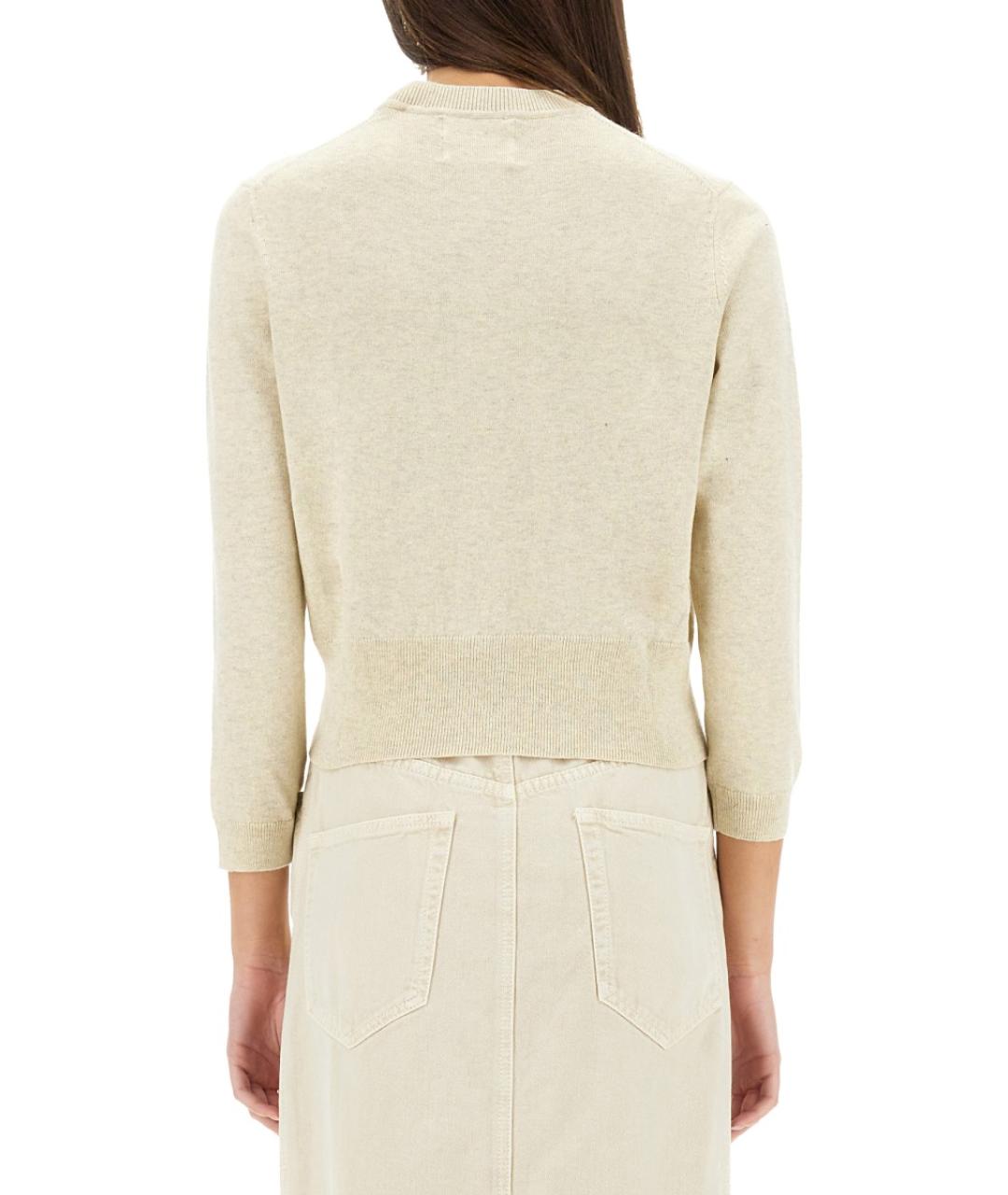 ISABEL MARANT ETOILE Бежевый хлопковый кардиган, фото 4