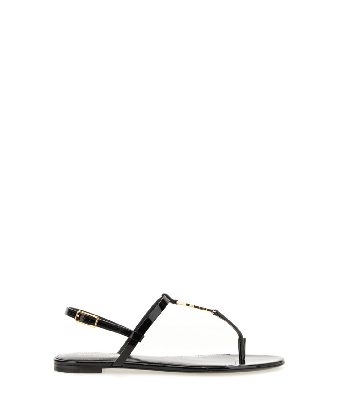 SAINT LAURENT Черные сандалии, фото 1