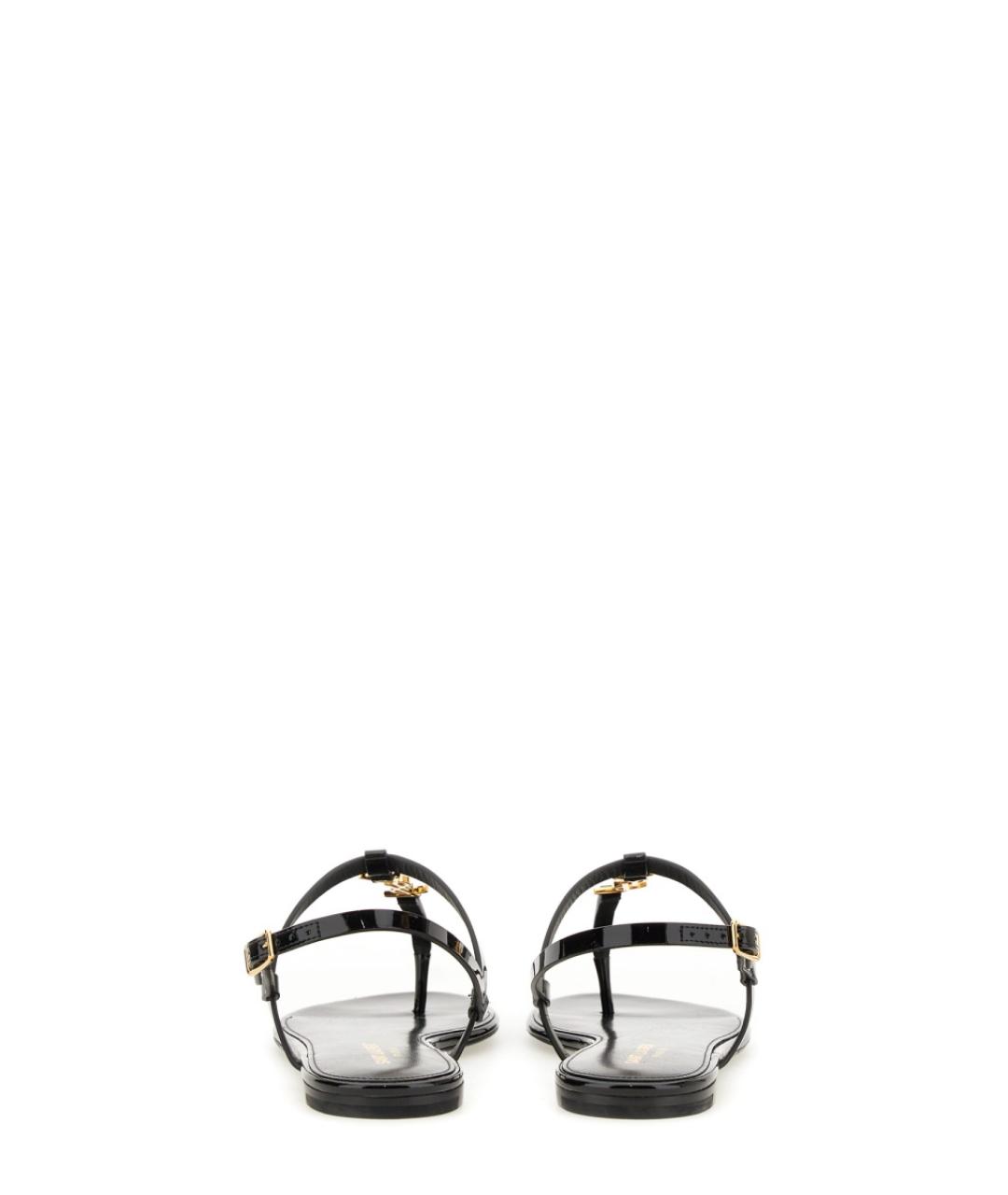 SAINT LAURENT Черные сандалии, фото 4
