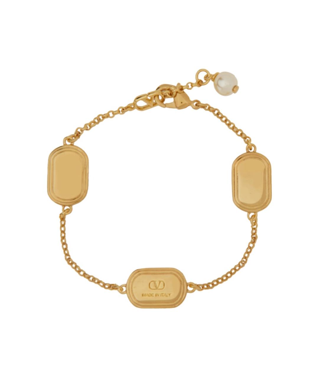 VALENTINO Золотой латунный браслет, фото 2