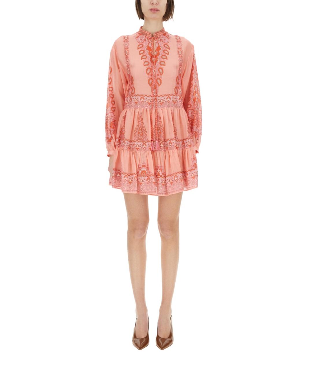 ETRO Розовое повседневное платье, фото 2