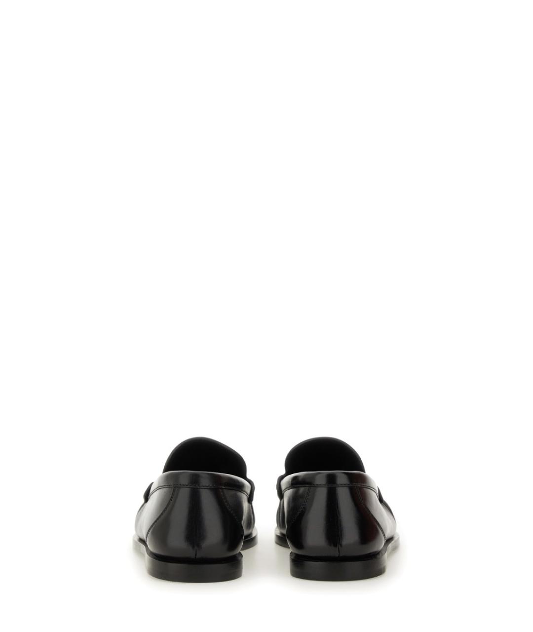 SAINT LAURENT Черные кожаные лоферы, фото 3