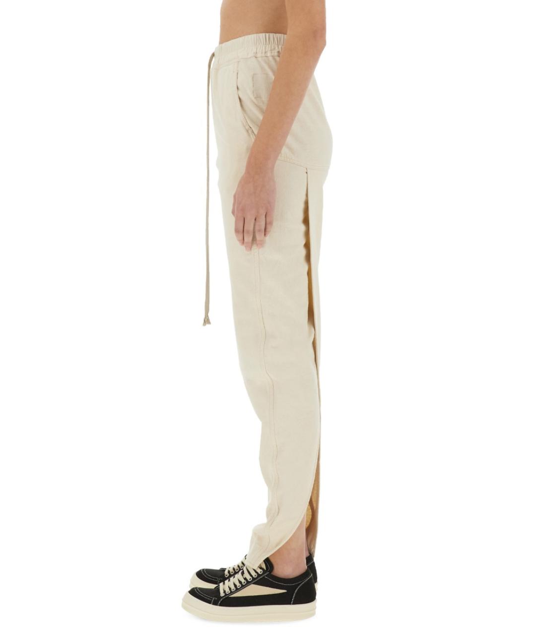 RICK OWENS DRKSHDW Белая хлопковая юбка миди, фото 4