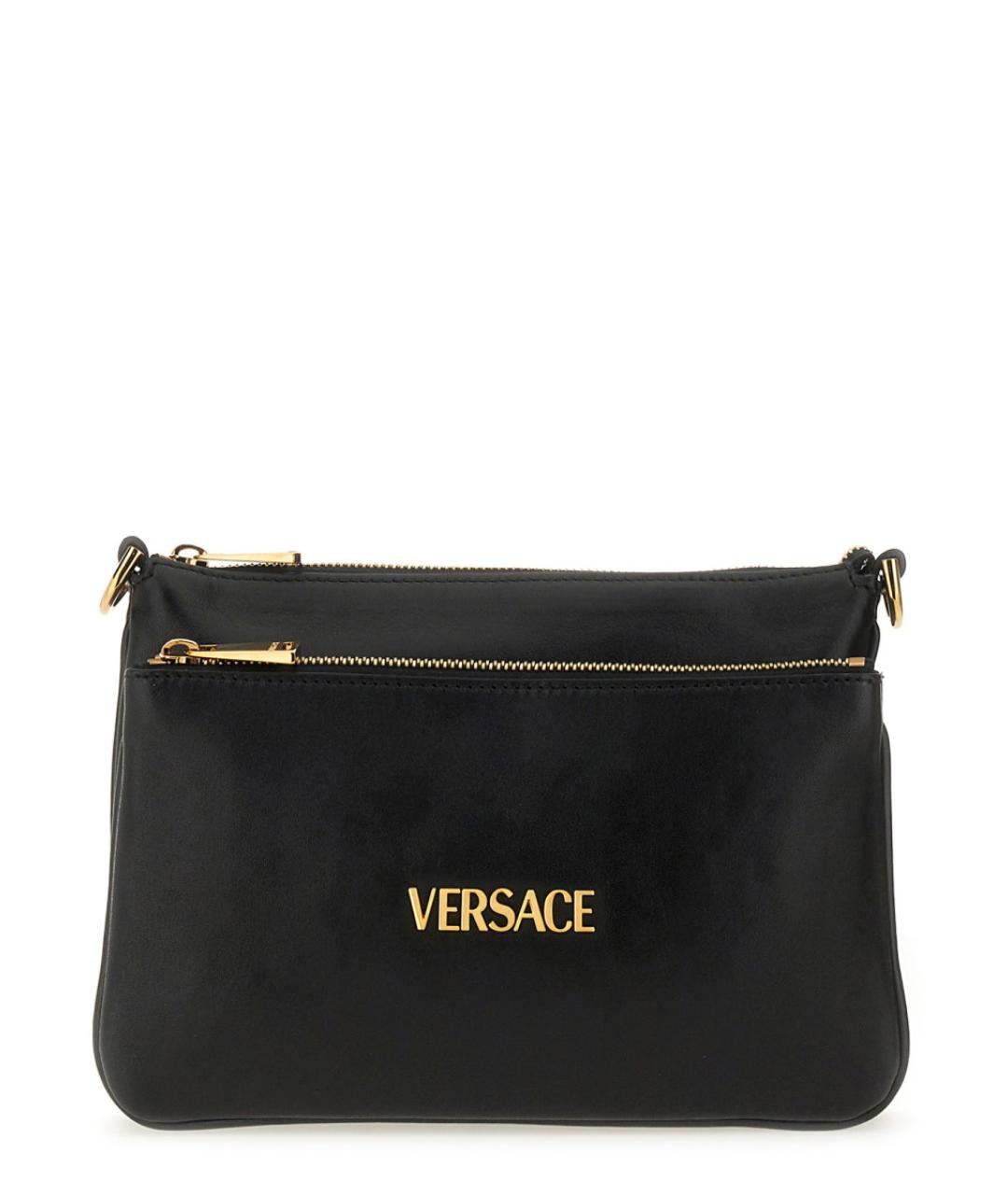 VERSACE Черная сумка на плечо, фото 1