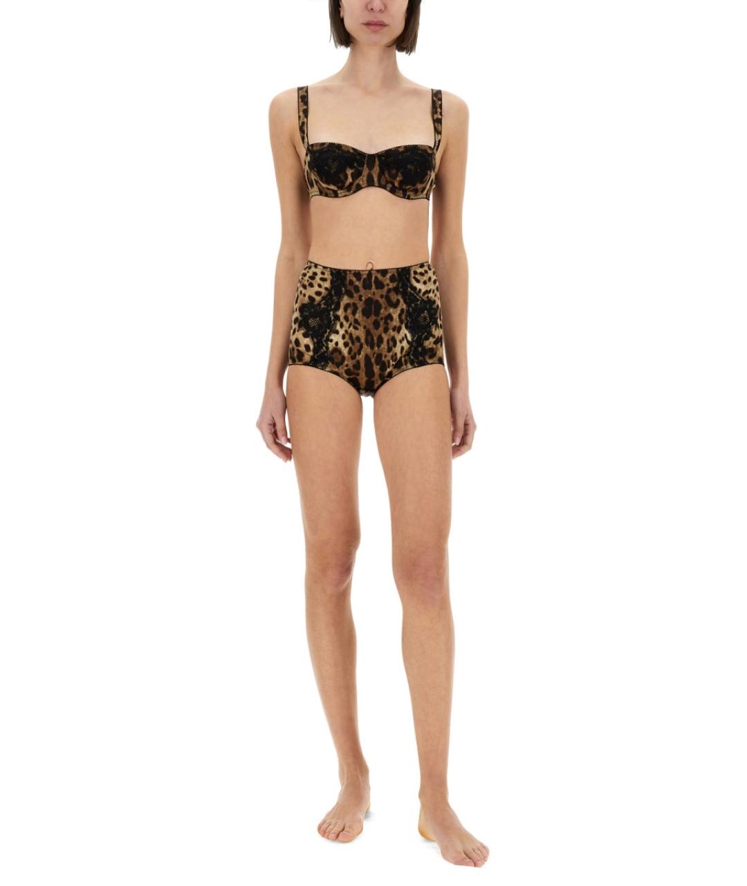 DOLCE&GABBANA Коричневые трусы, фото 3