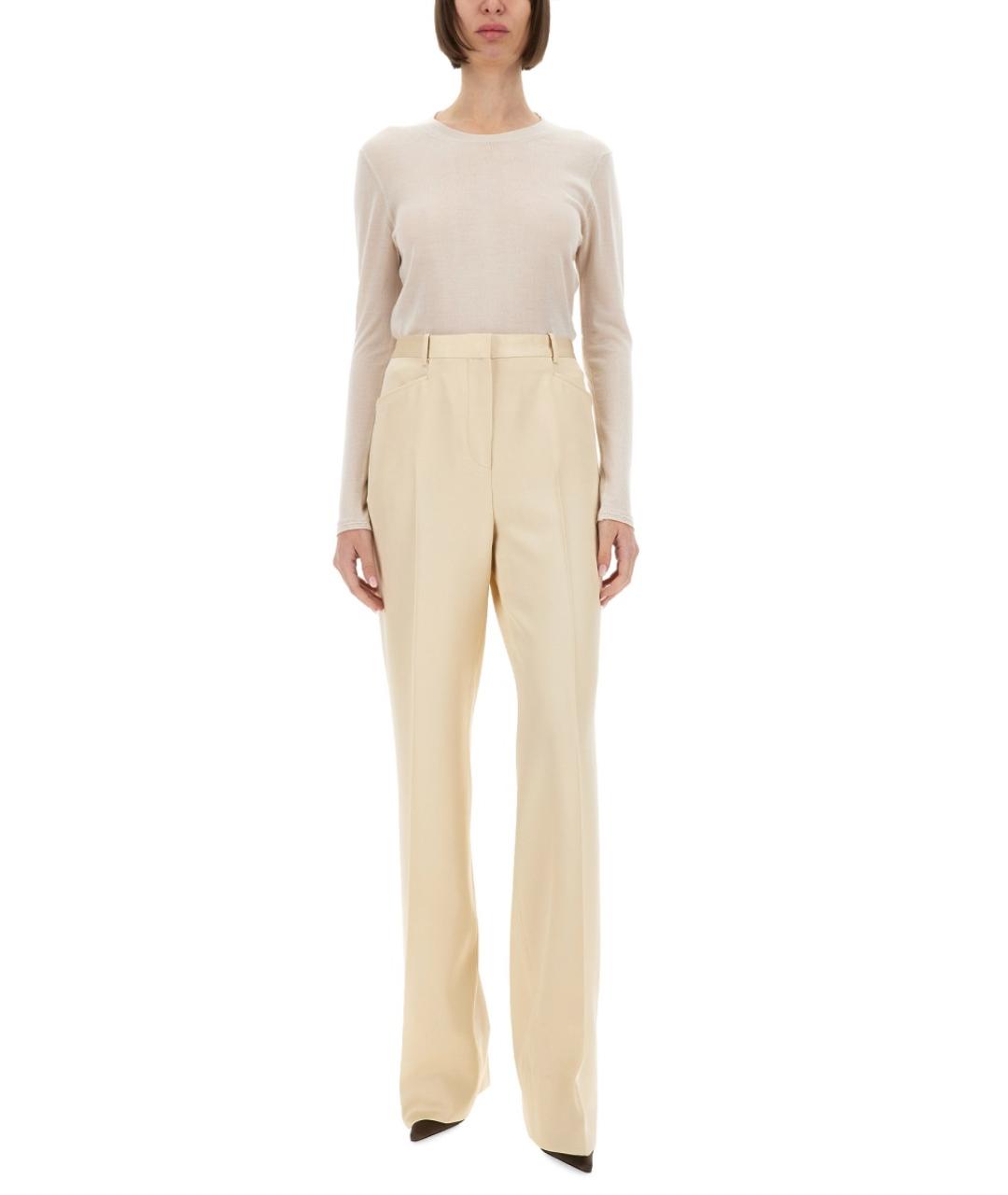 TOM FORD Белый кашемировый джемпер / свитер, фото 3