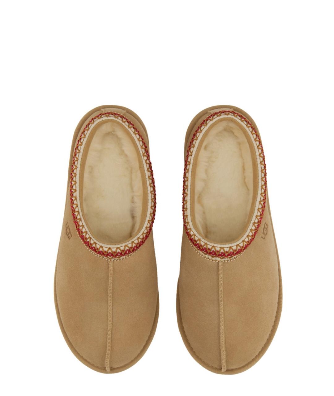 UGG AUSTRALIA Бежевые замшевые мюли, фото 6