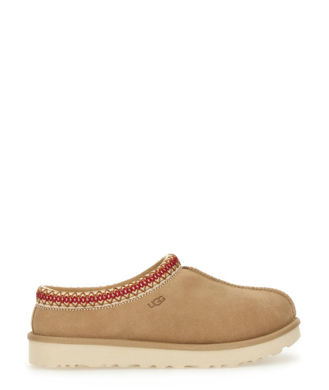 UGG AUSTRALIA Бежевые замшевые мюли, фото 1