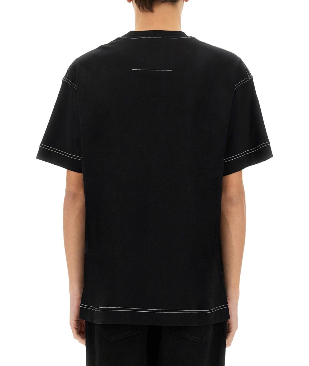 GIVENCHY Черная хлопковая футболка, фото 4