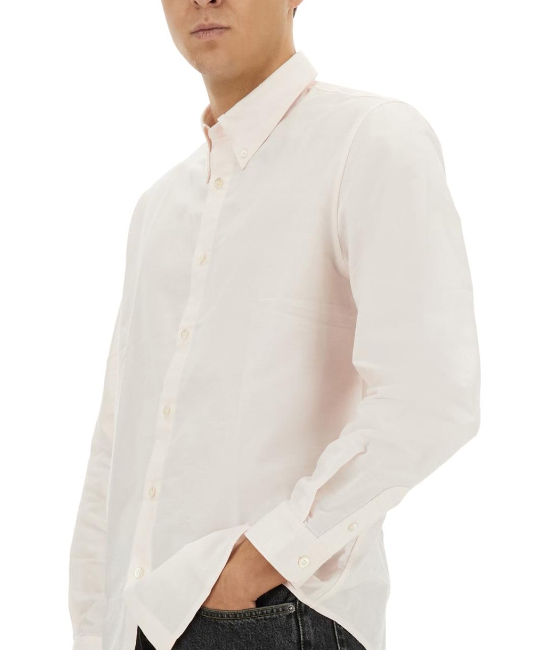 A.P.C. Белая хлопковая кэжуал рубашка, фото 4