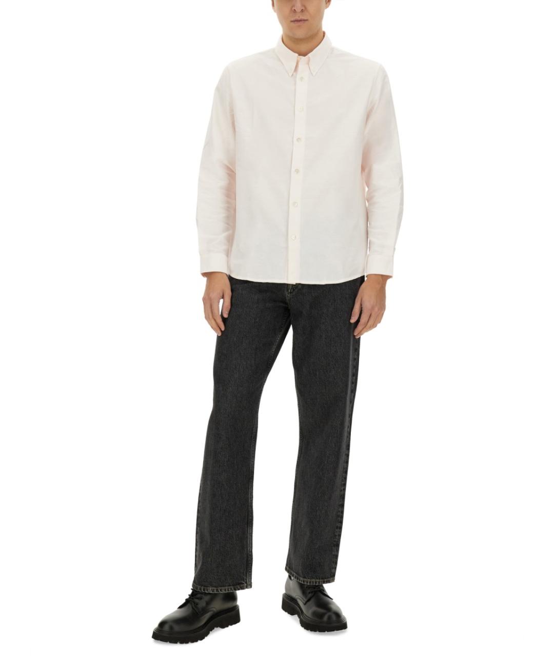 A.P.C. Белая хлопковая кэжуал рубашка, фото 2