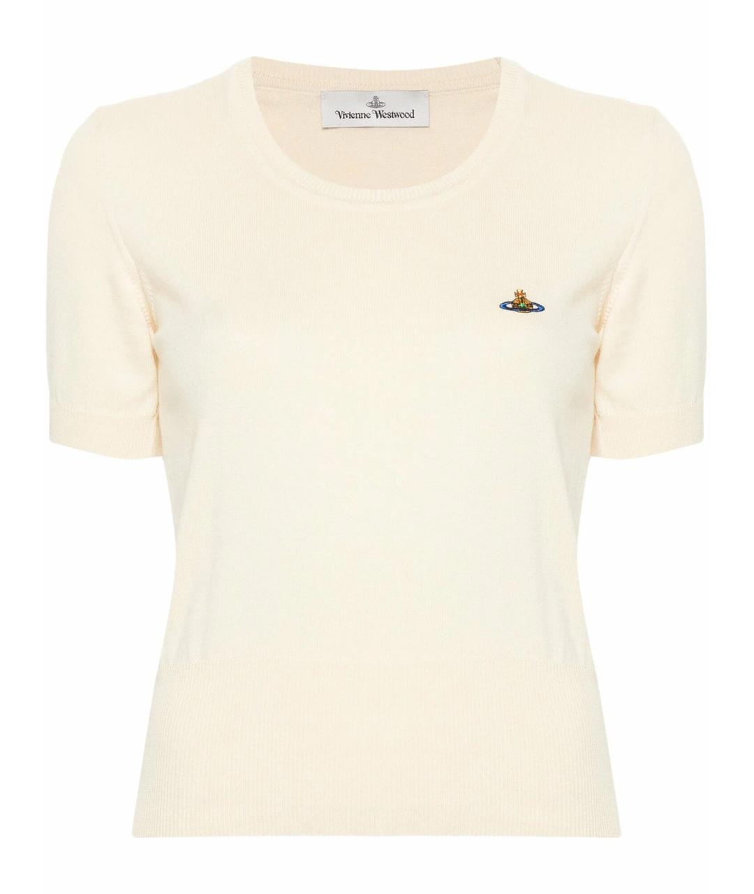 VIVIENNE WESTWOOD Белый шелковый джемпер / свитер, фото 1