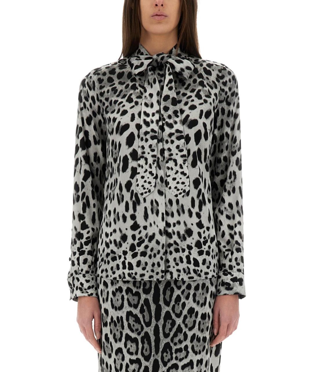 DOLCE&GABBANA Мульти шелковая рубашка, фото 2