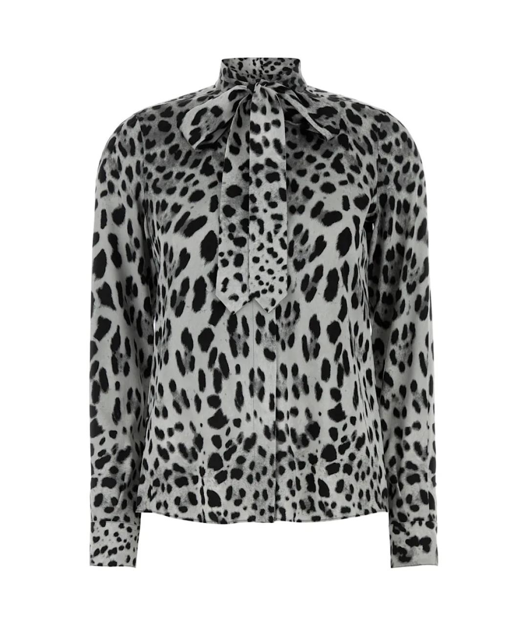 DOLCE&GABBANA Мульти шелковая рубашка, фото 1