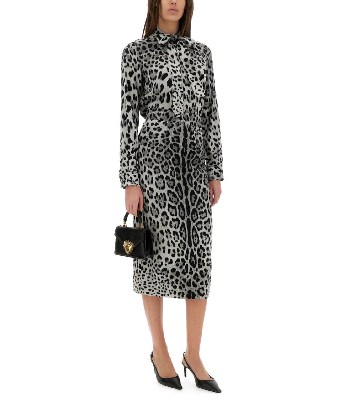 DOLCE&GABBANA Мульти шелковая рубашка, фото 3