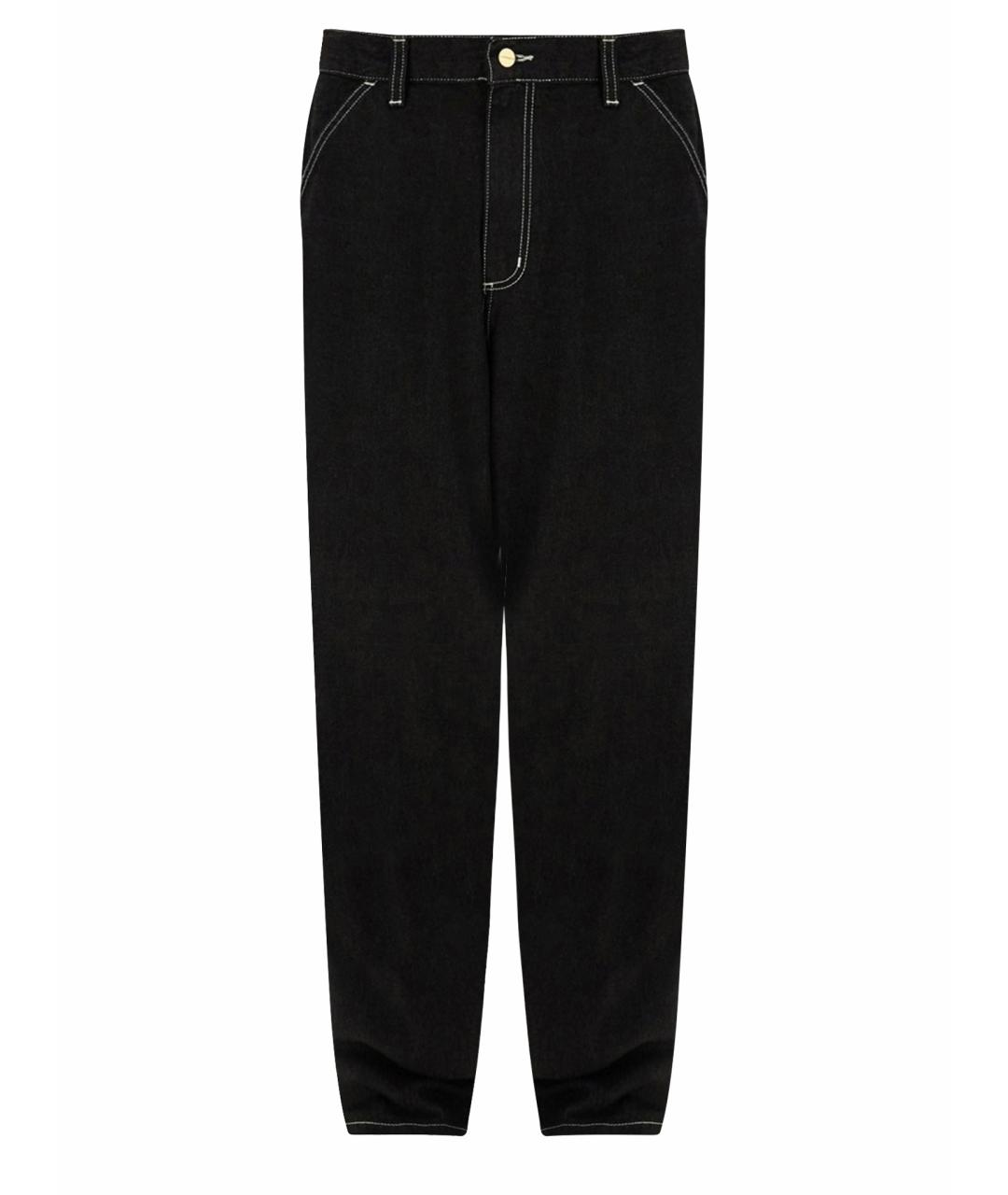 CARHARTT WIP Черные хлопковые прямые джинсы, фото 1
