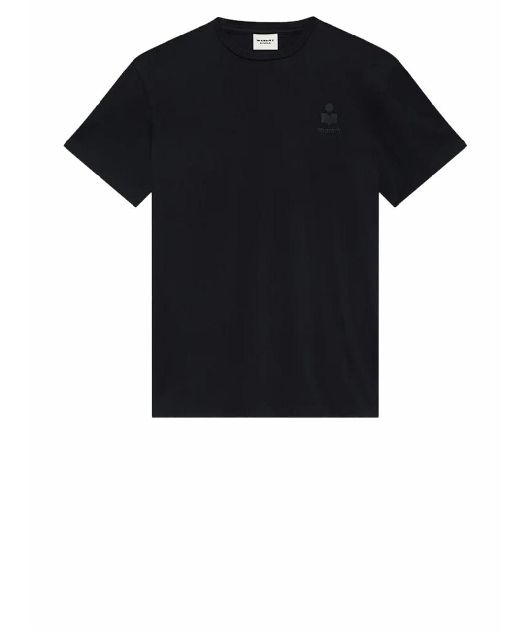 ISABEL MARANT ETOILE Черная хлопковая футболка, фото 1