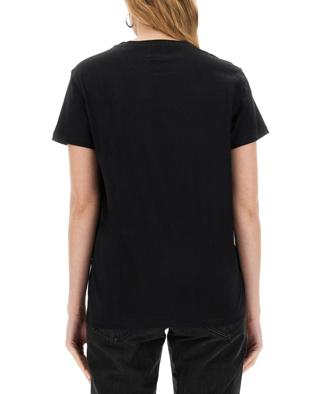 ISABEL MARANT ETOILE Черная хлопковая футболка, фото 7