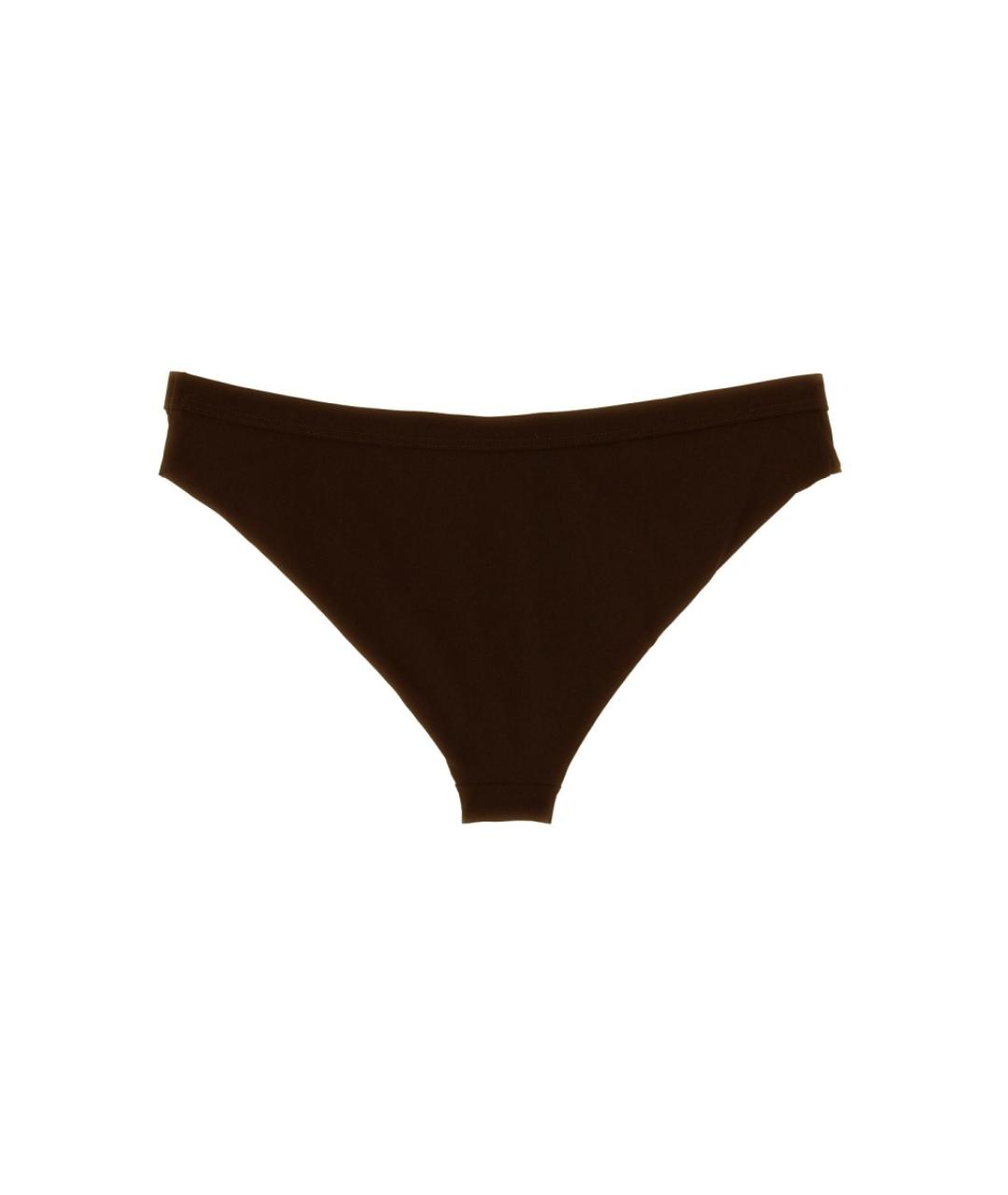 JIL SANDER Коричневый полиамидовый купальник, фото 4