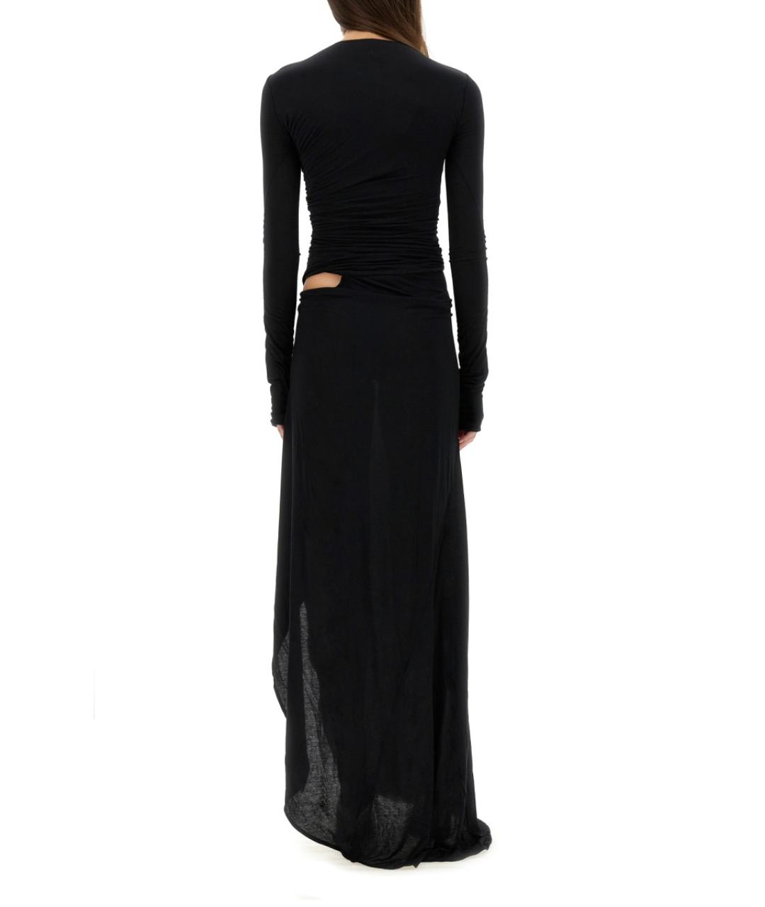 THE ATTICO Черное повседневное платье, фото 4