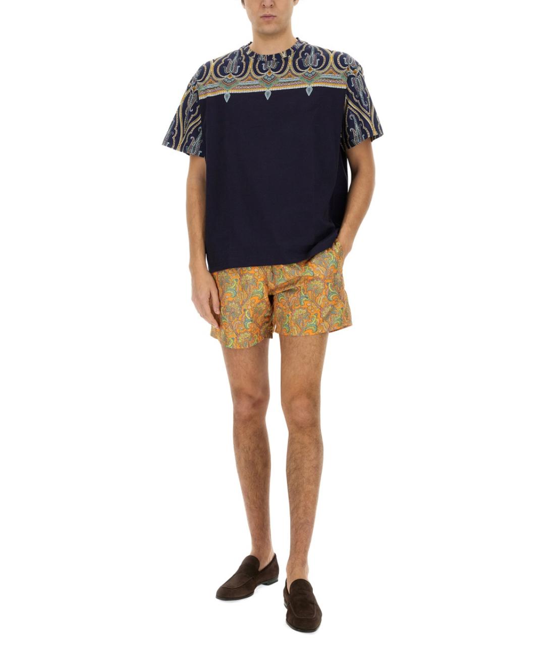 ETRO Мульти хлопковая футболка, фото 3