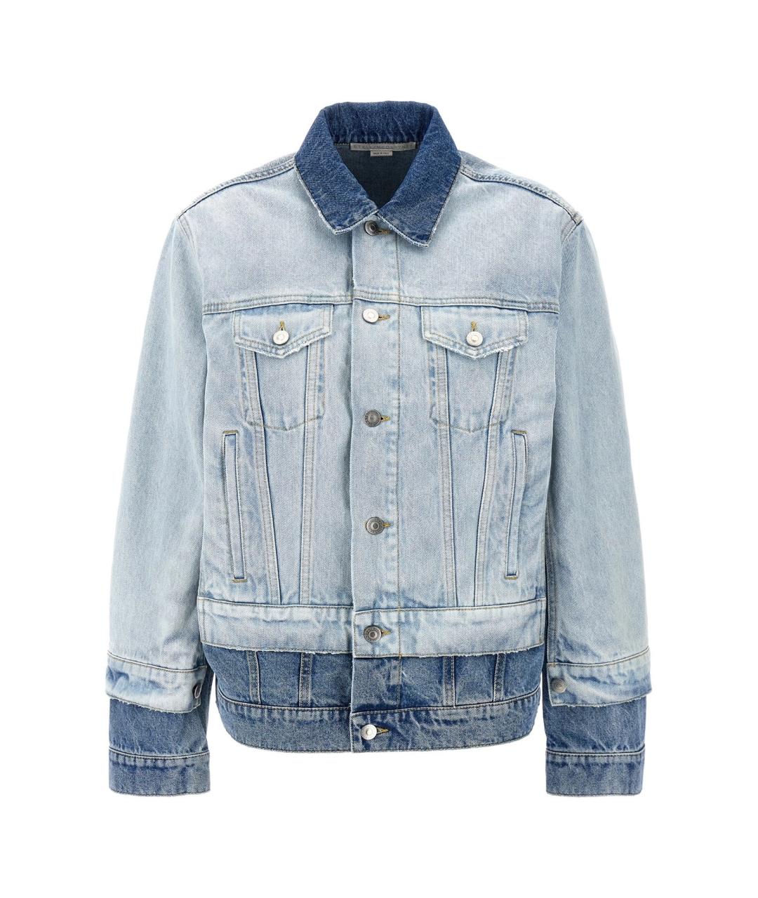 STELLA MCCARTNEY Синий полиэстеровый жакет/пиджак, фото 1