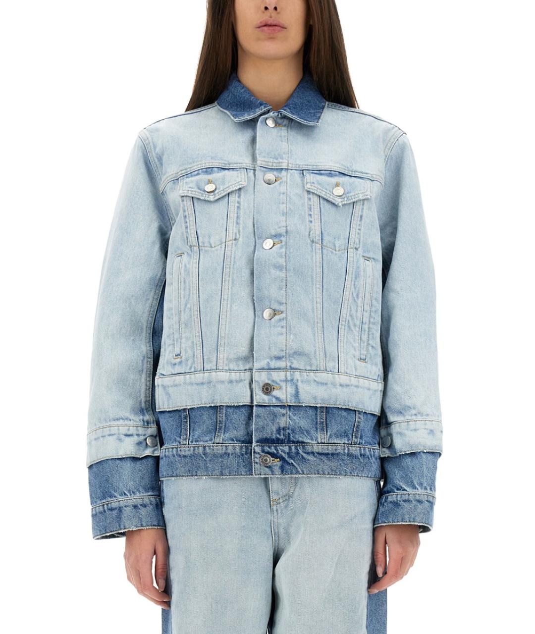 STELLA MCCARTNEY Синий полиэстеровый жакет/пиджак, фото 2