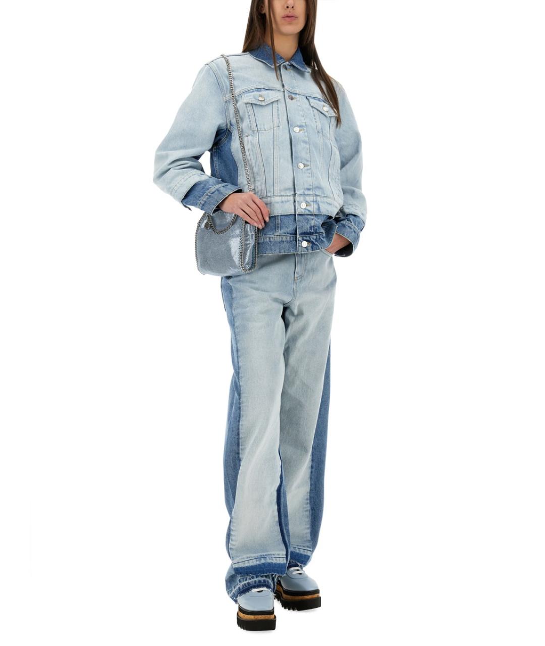 STELLA MCCARTNEY Синий полиэстеровый жакет/пиджак, фото 3