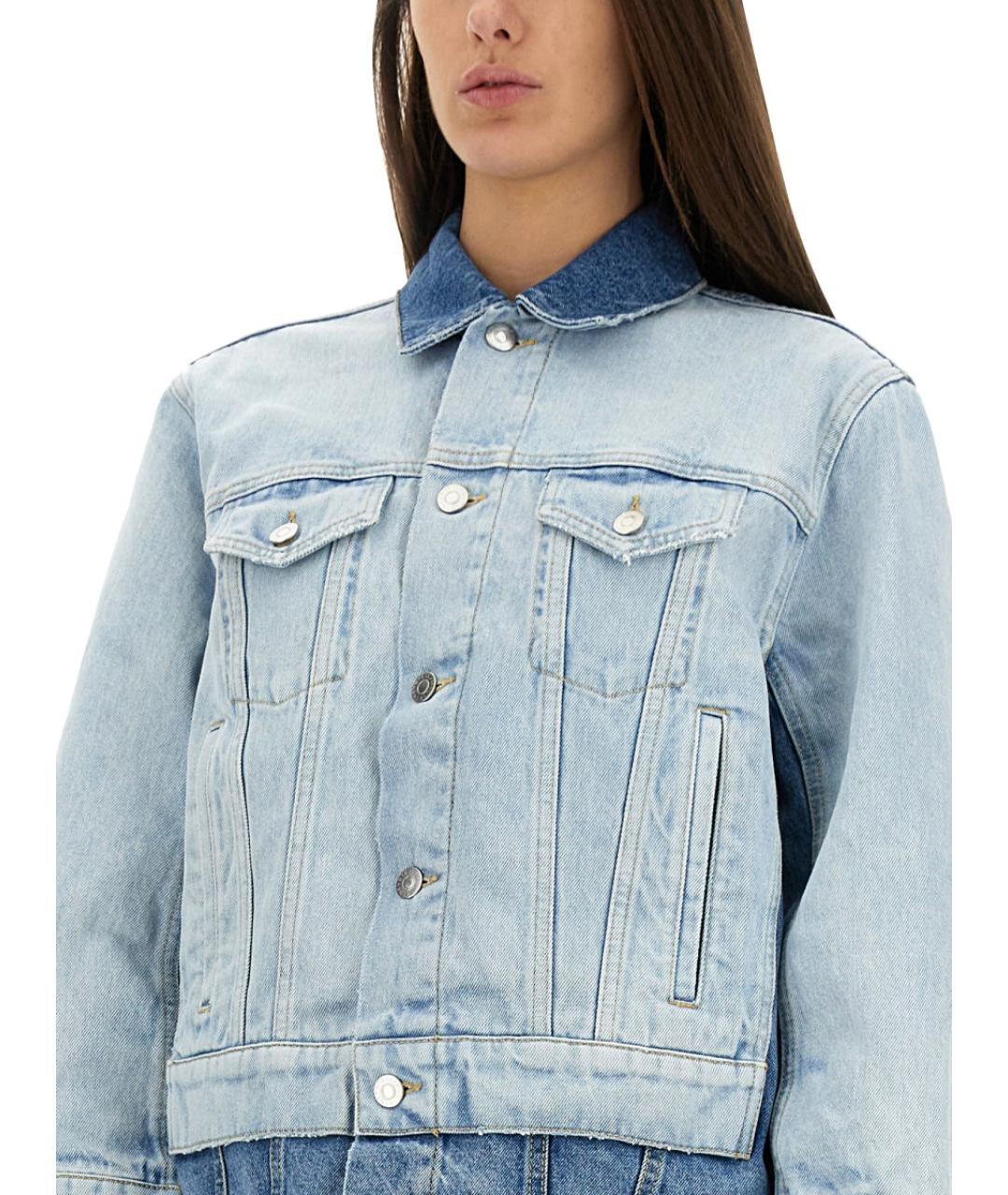 STELLA MCCARTNEY Синий полиэстеровый жакет/пиджак, фото 5