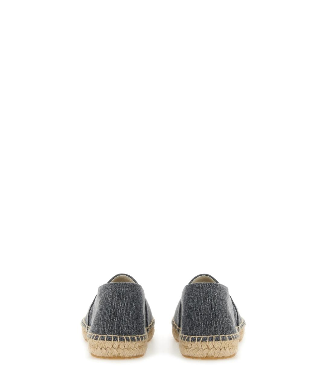 ISABEL MARANT Антрацитовые текстильные эспадрильи, фото 3
