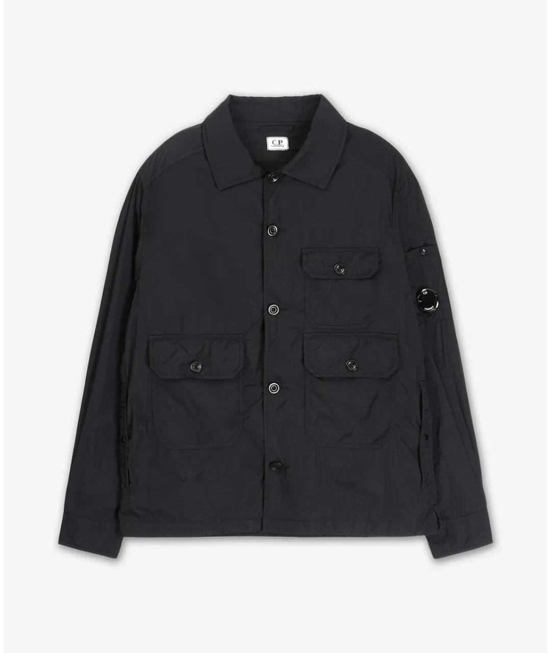 CP COMPANY Черная полиамидовая куртка, фото 1
