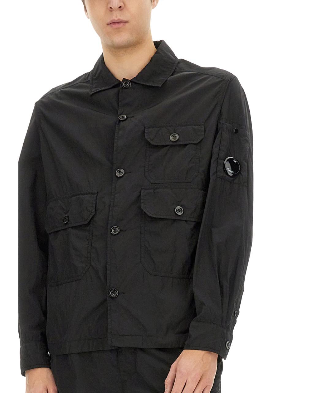 CP COMPANY Черная полиамидовая куртка, фото 5