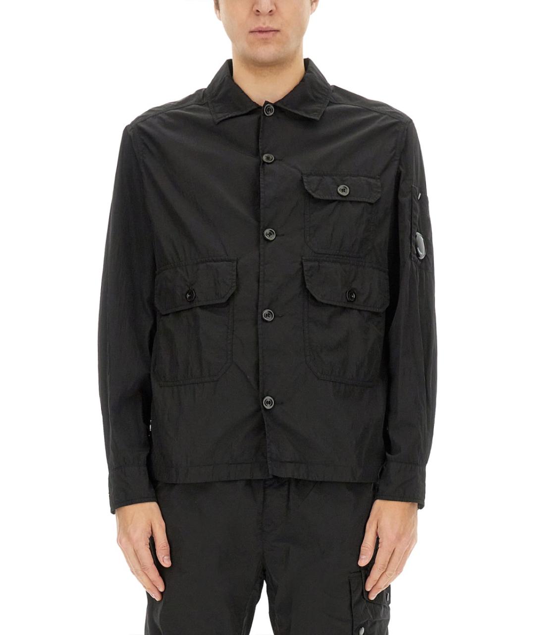 CP COMPANY Черная полиамидовая куртка, фото 2