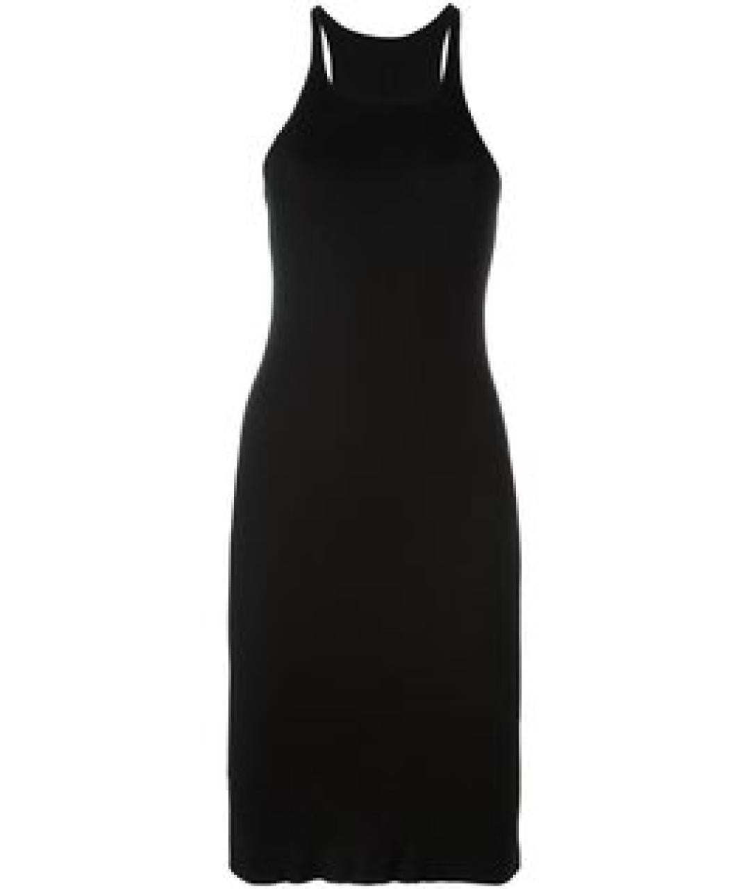 RICK OWENS DRKSHDW Черное хлопковое повседневное платье, фото 1