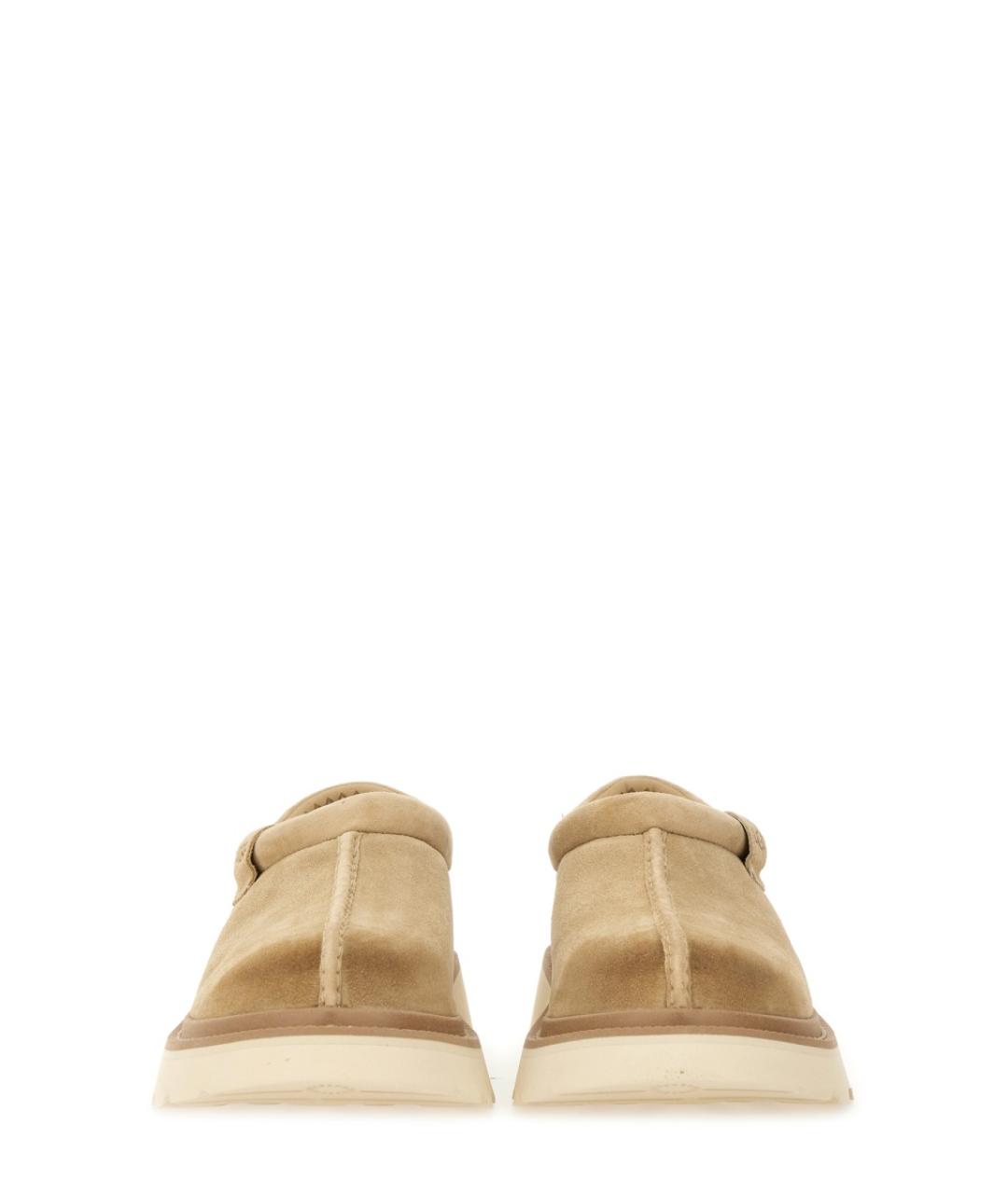 UGG AUSTRALIA Бежевые замшевые низкие ботинки, фото 5