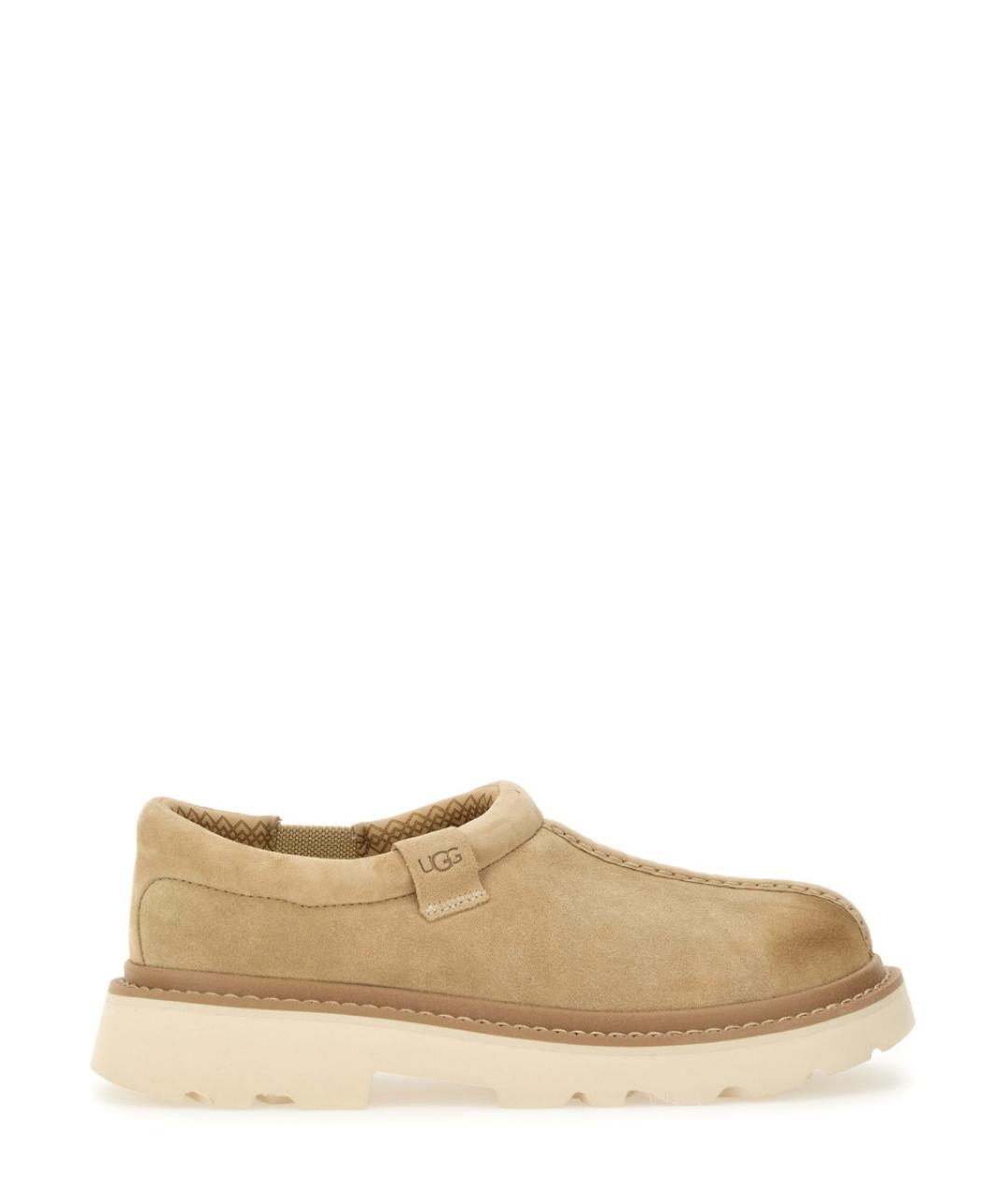 UGG AUSTRALIA Бежевые замшевые низкие ботинки, фото 1