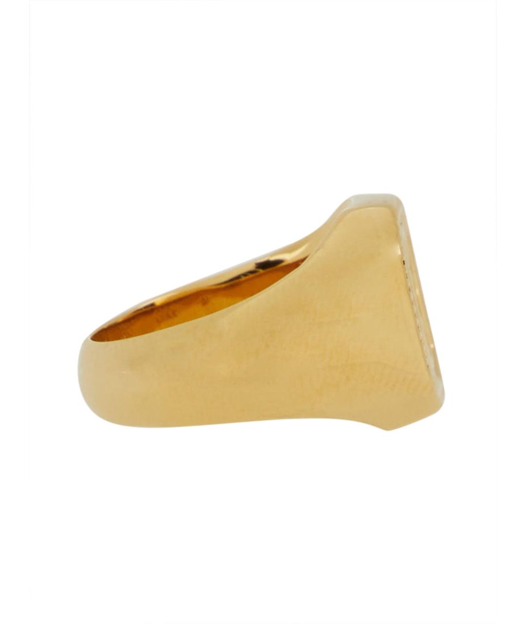 CHLOE Золотое латунное кольцо, фото 3