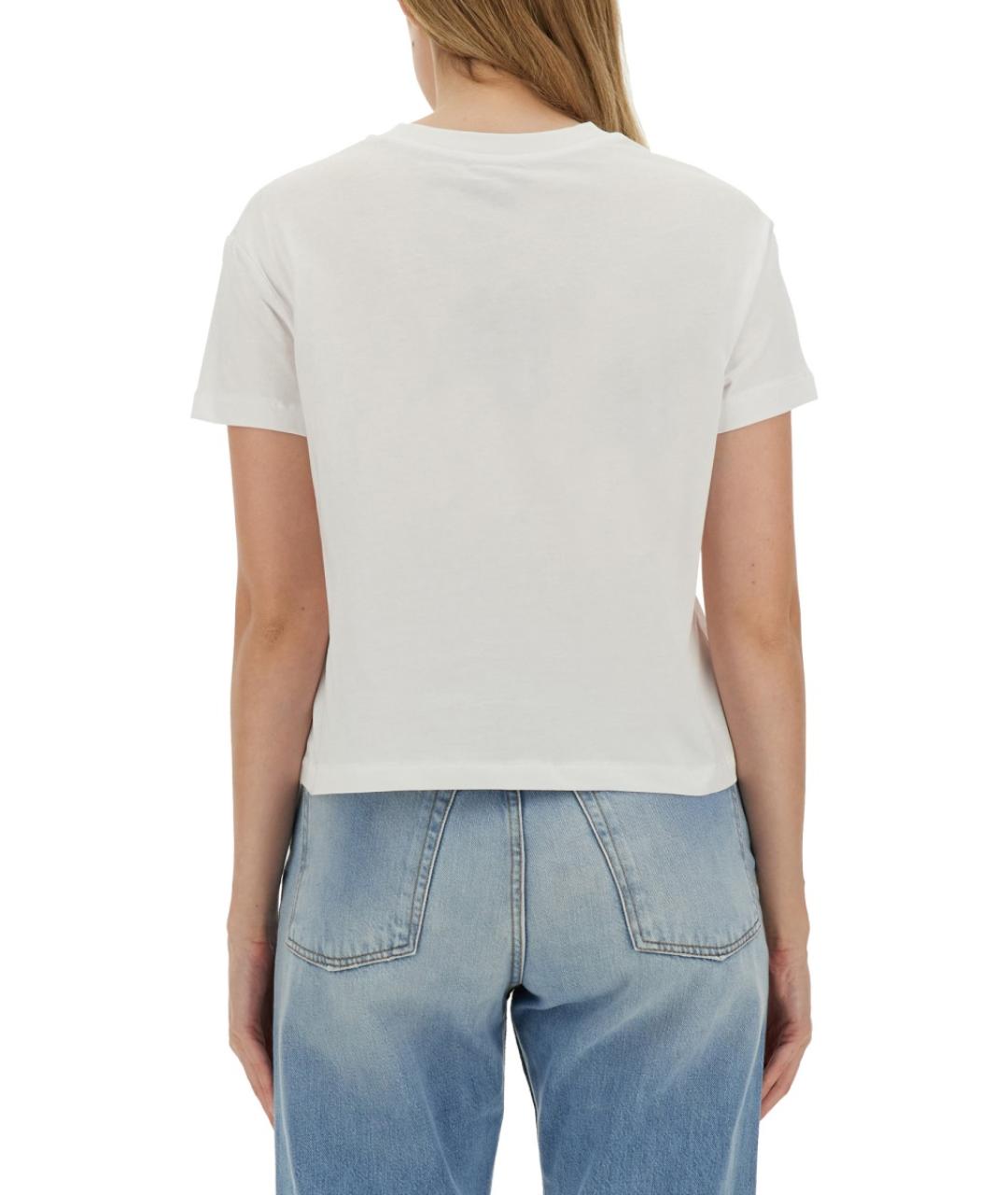 A.P.C. Белая хлопковая футболка, фото 4