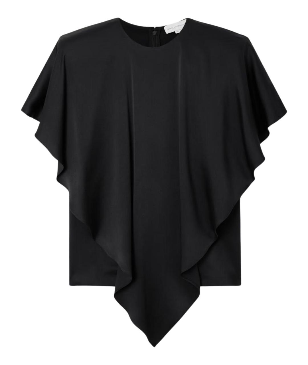 STELLA MCCARTNEY Черная ацетатная блузы, фото 1