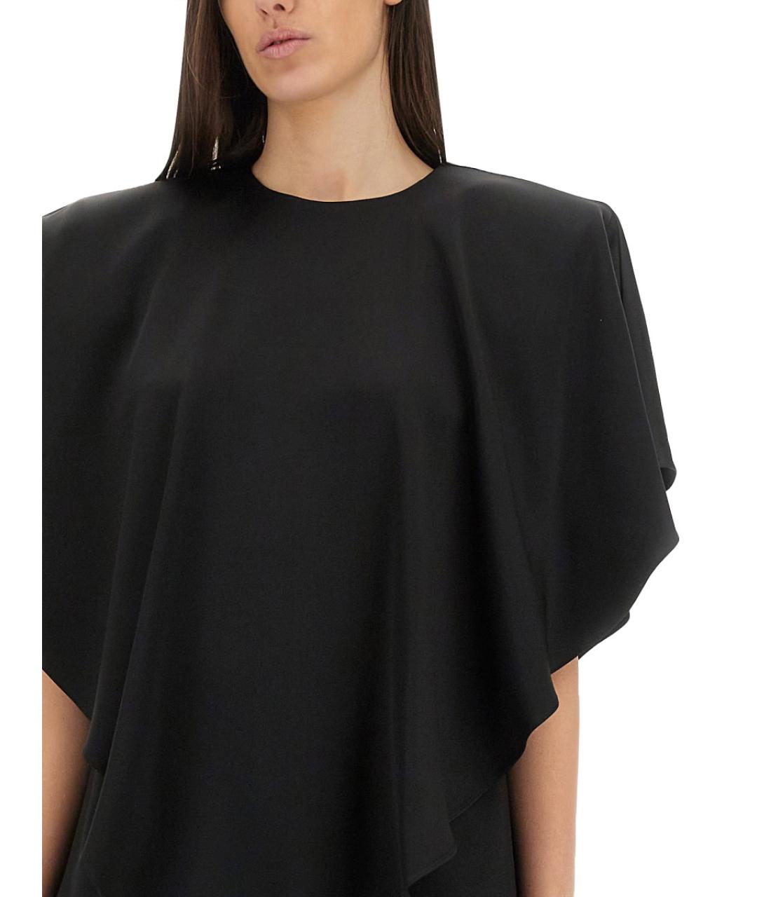 STELLA MCCARTNEY Черная ацетатная блузы, фото 4