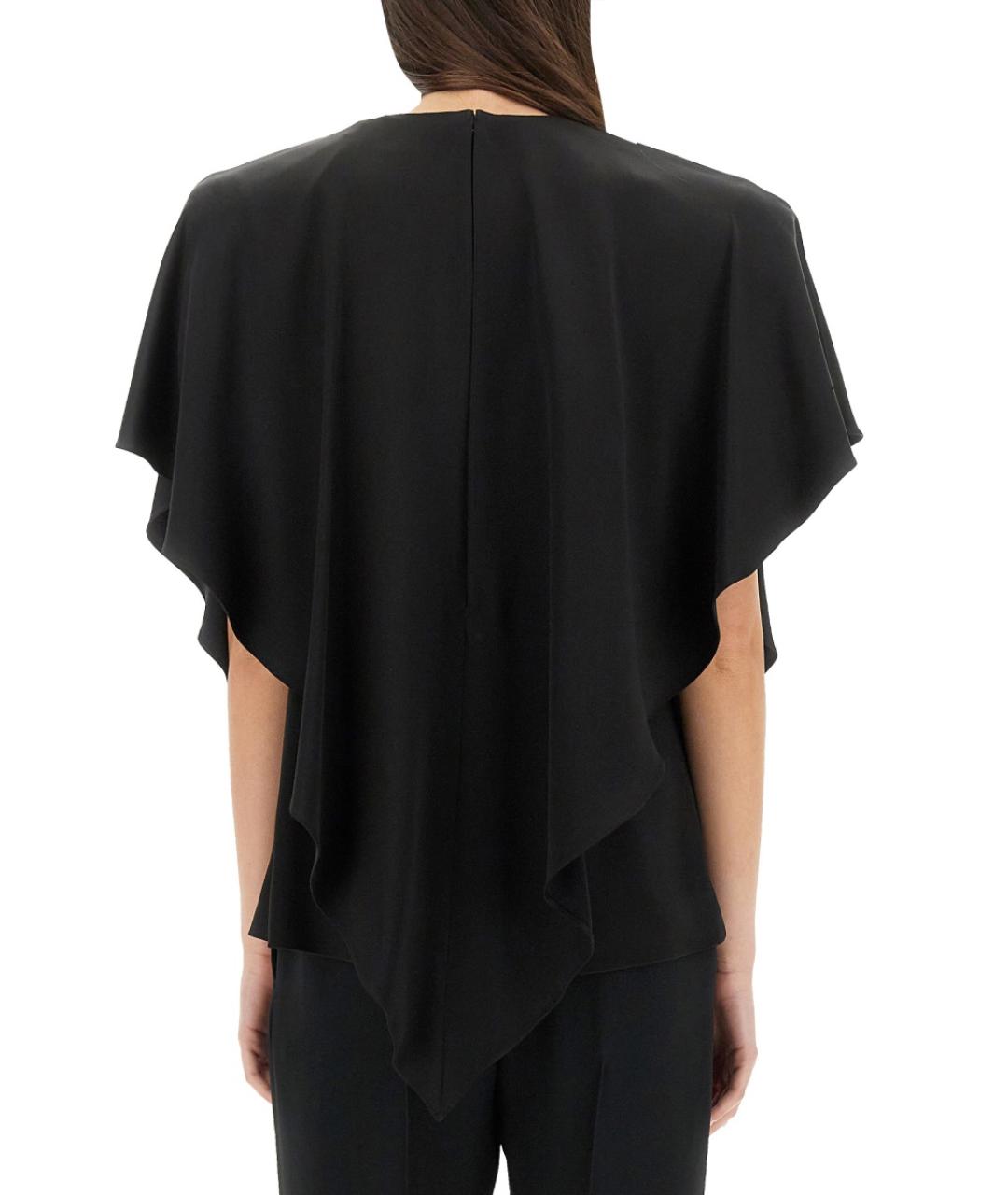 STELLA MCCARTNEY Черная ацетатная блузы, фото 3