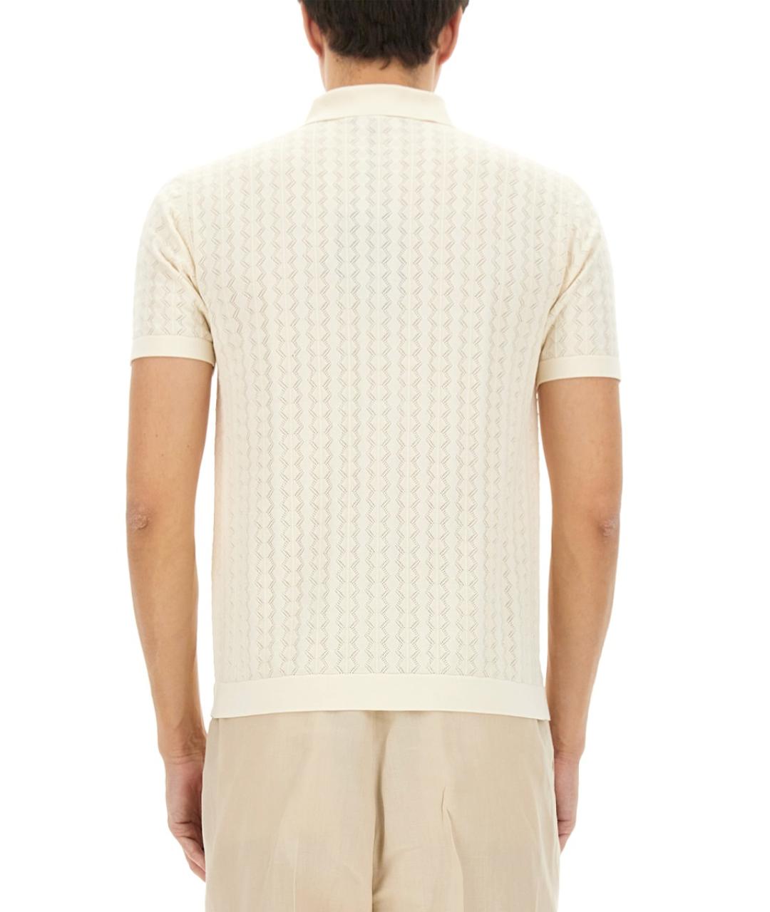 DOLCE&GABBANA Белая хлопковая кэжуал рубашка, фото 4