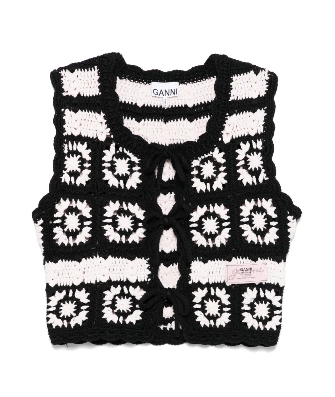 GANNI Мульти хлопковый жилет, фото 1