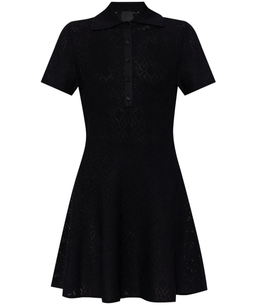 GIVENCHY Черное вискозное повседневное платье, фото 1