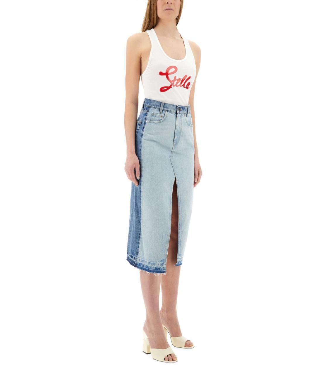 STELLA MCCARTNEY Белая хлопковая майка, фото 3